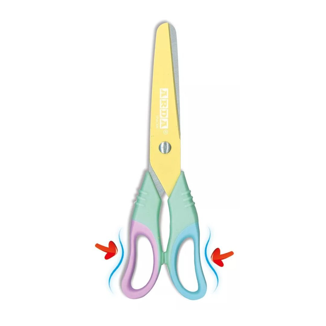 BI - SOFT Schaar 13 cm – Comfort Grip & RVS Bladen - PastelShop