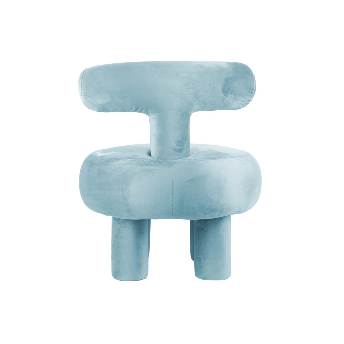 Fauteuil Abrazo Blauw – Fluwelen Designstoel - PastelShop