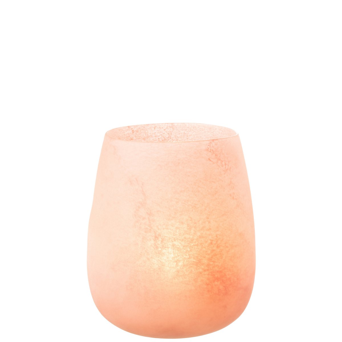 J - Line Vaas Frosted Roze – 27 cm - PastelShop