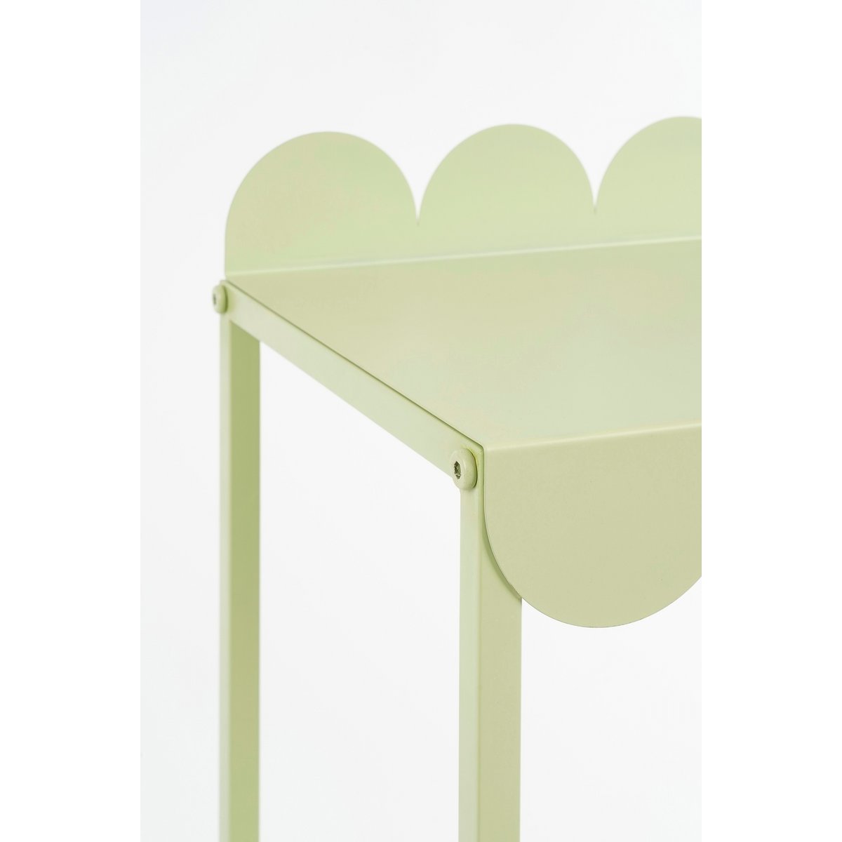 Steffano Plantentafel op Wielen - Metaal - Lichtgroen - PastelShop